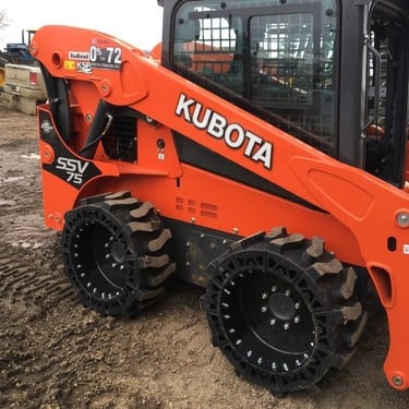 Solid Flex Skid Steer Tires - Evolution Wheel