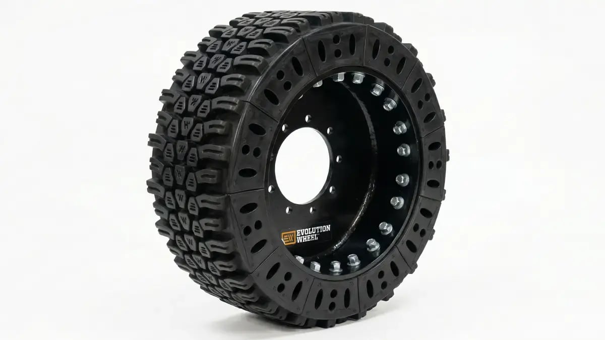 solid aerial work platform tire 355/55D625
