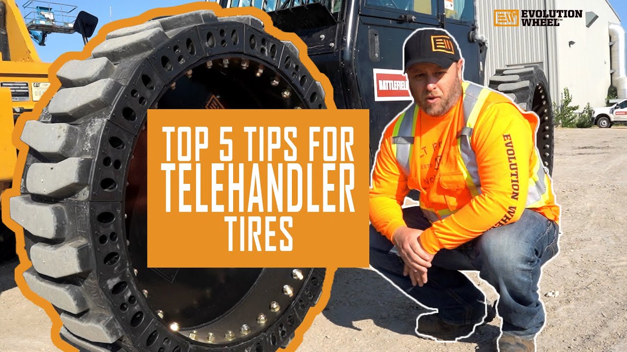 Solid Telehandler Tires Videos