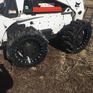 solid skid steer tires