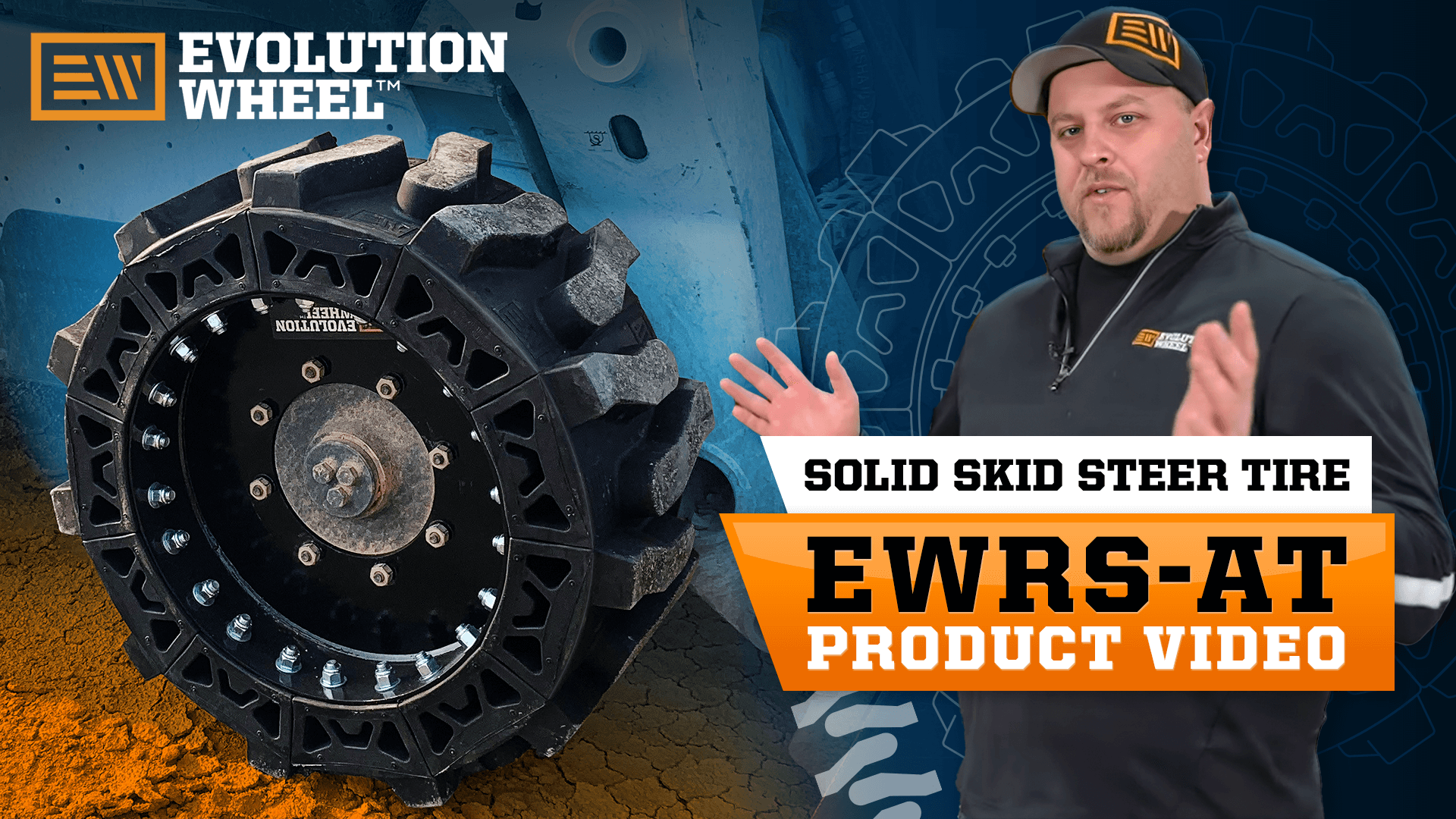 airless bobcat tire all terrain tread