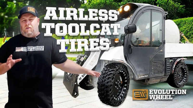 airless bobcat toolcat tires product video