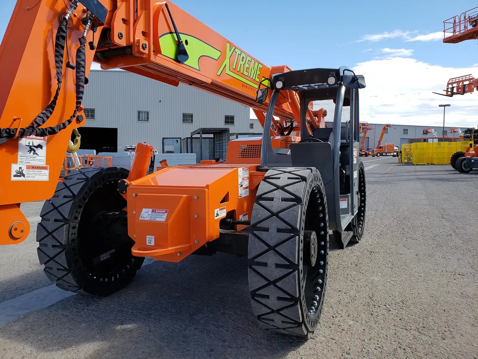 airless tire ingersoll rand telescopic forklift