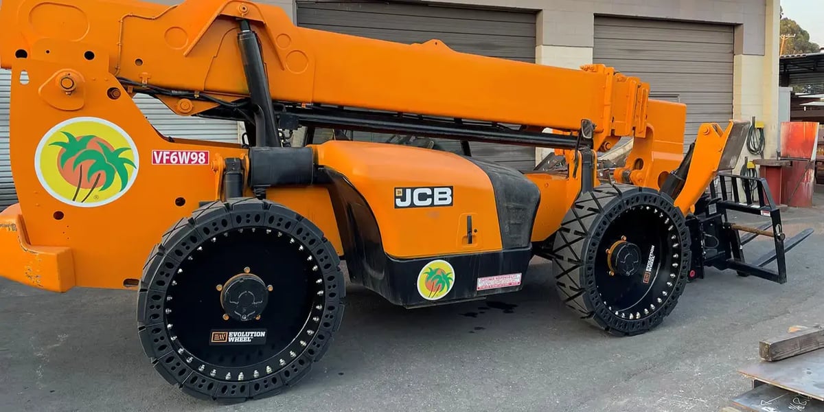 airless telehandler tire