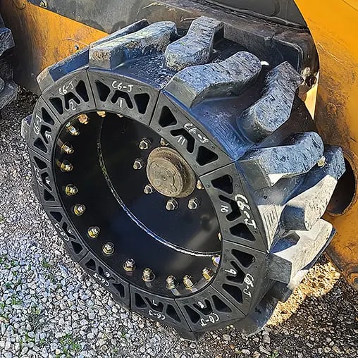 case solid skid steer tires