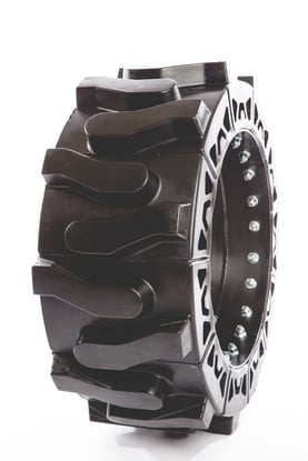 solid skid steer tires