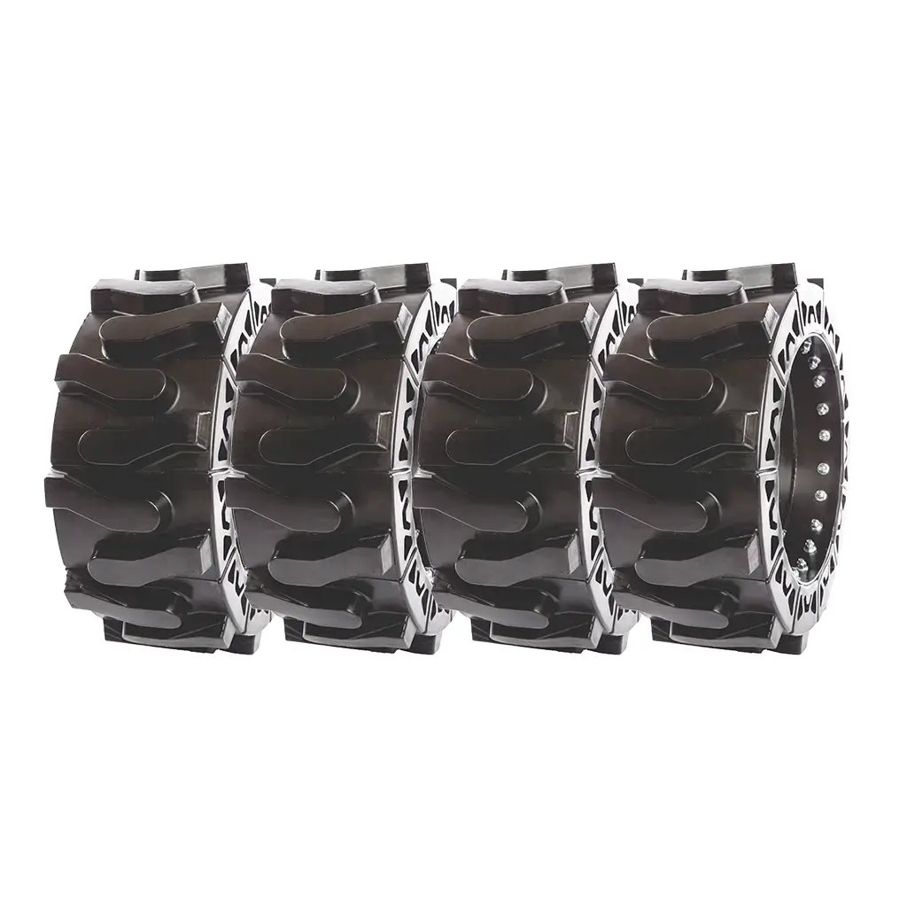 all terrain solid skeed steer tires
