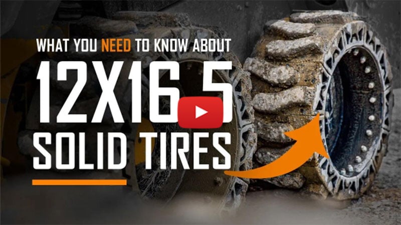 Bobcat Tires - What you NEED to know about 12x16.5 SOLID Tires