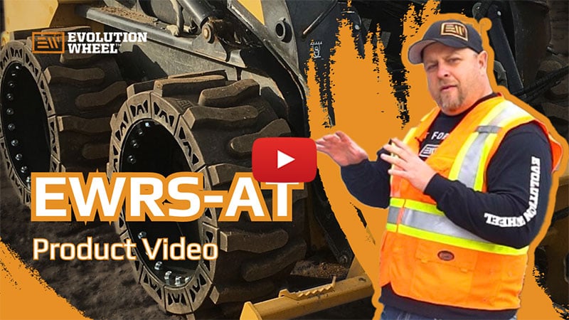 Skid Steer Tires - EWRS-AT Series High-Performance - Evolution Wheel