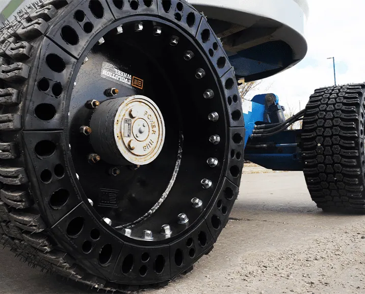 Aerial work platform tires