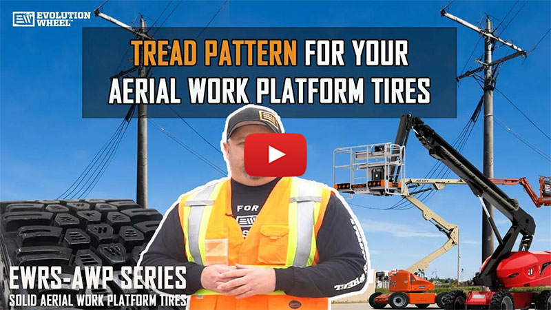 EWRS-AWP | Aerial Work Platform Tires - Solid AWP Tires - No Flats