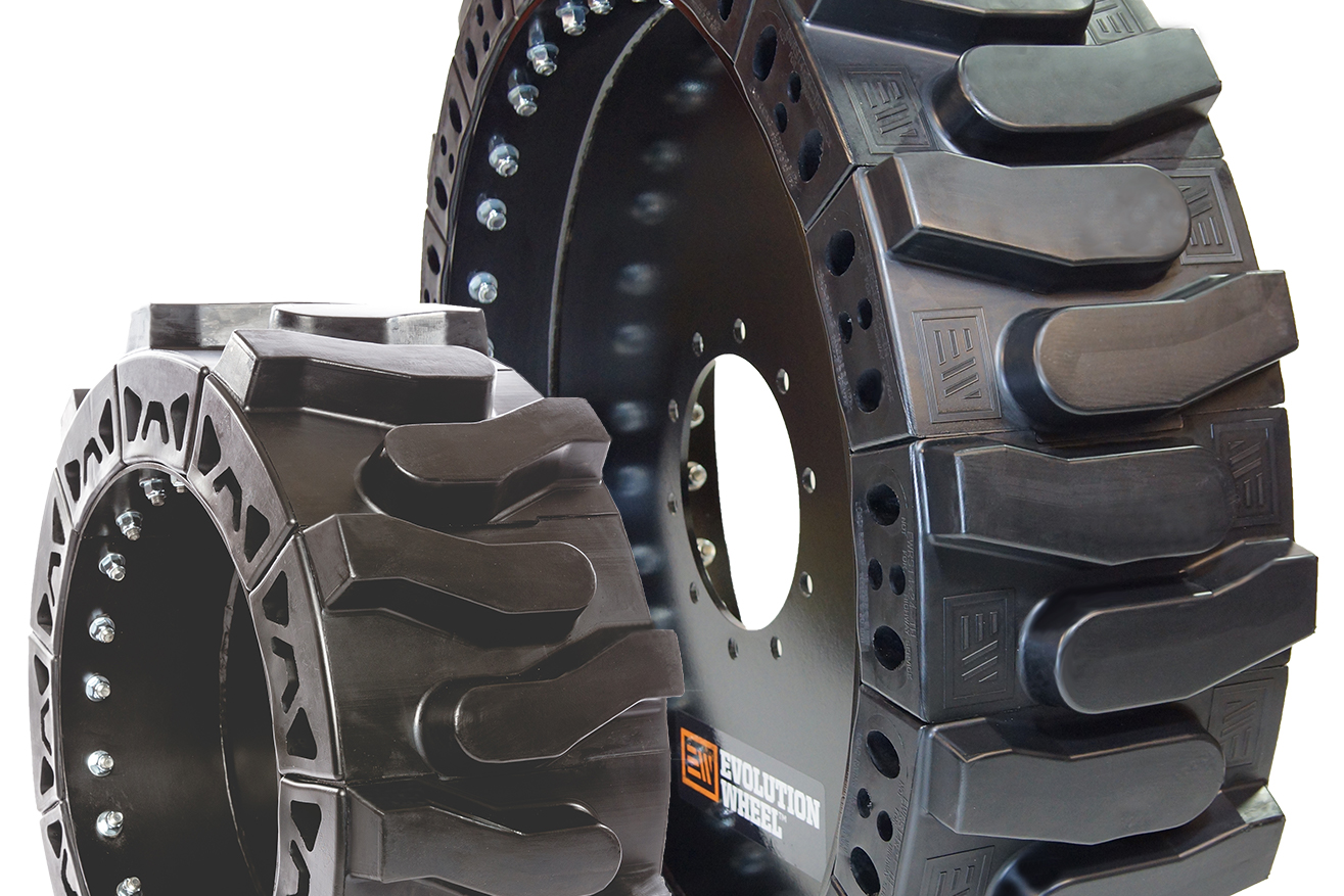solid all terrain forklift tires