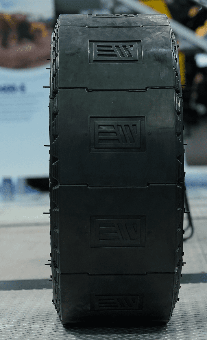 smooth skid steer tire