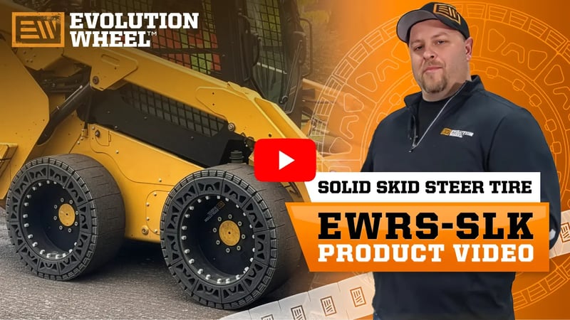 EWRS SLK Product Video | Smooth Solid Skid Steer Tire