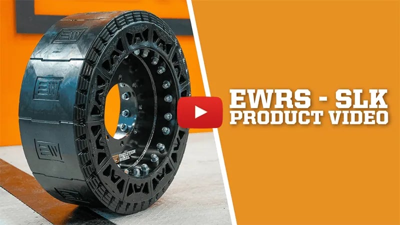 EWRS SLK Product Video | Smooth Solid Skid Steer Tire