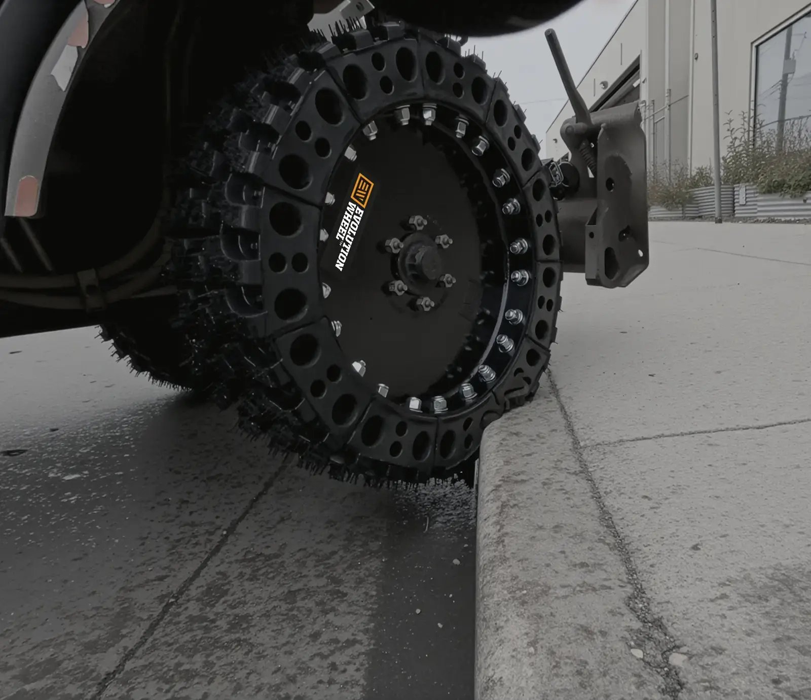 solid toolcat tire compression