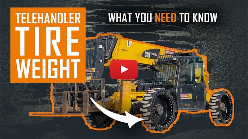 Solid Telehandler Tire Tire Weight - What you NEED to know