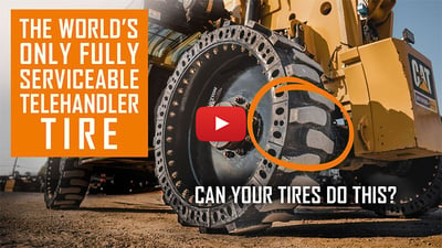 Telehandler Tires - Forget Flat Tires Go Solid - Evolution Wheel