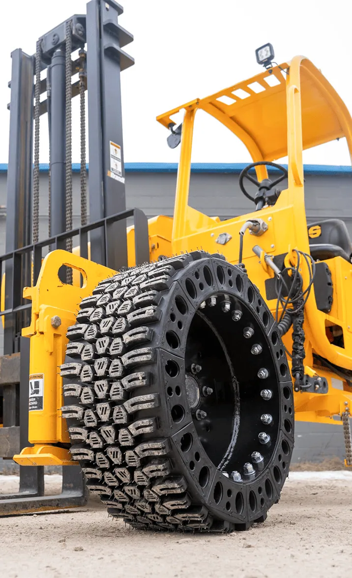 truck mounted forklift tires
