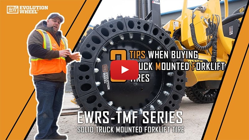 EWRS-TMF truck mounted forklift tires Video Thumb