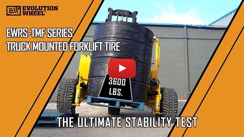 EWRS-TMF truck mounted forklift tires Video Thumb