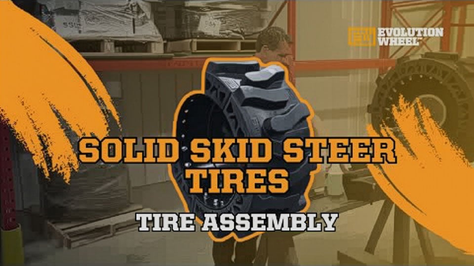 solid tire assembly video