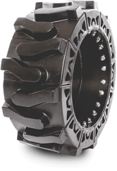 solid skid steer tires