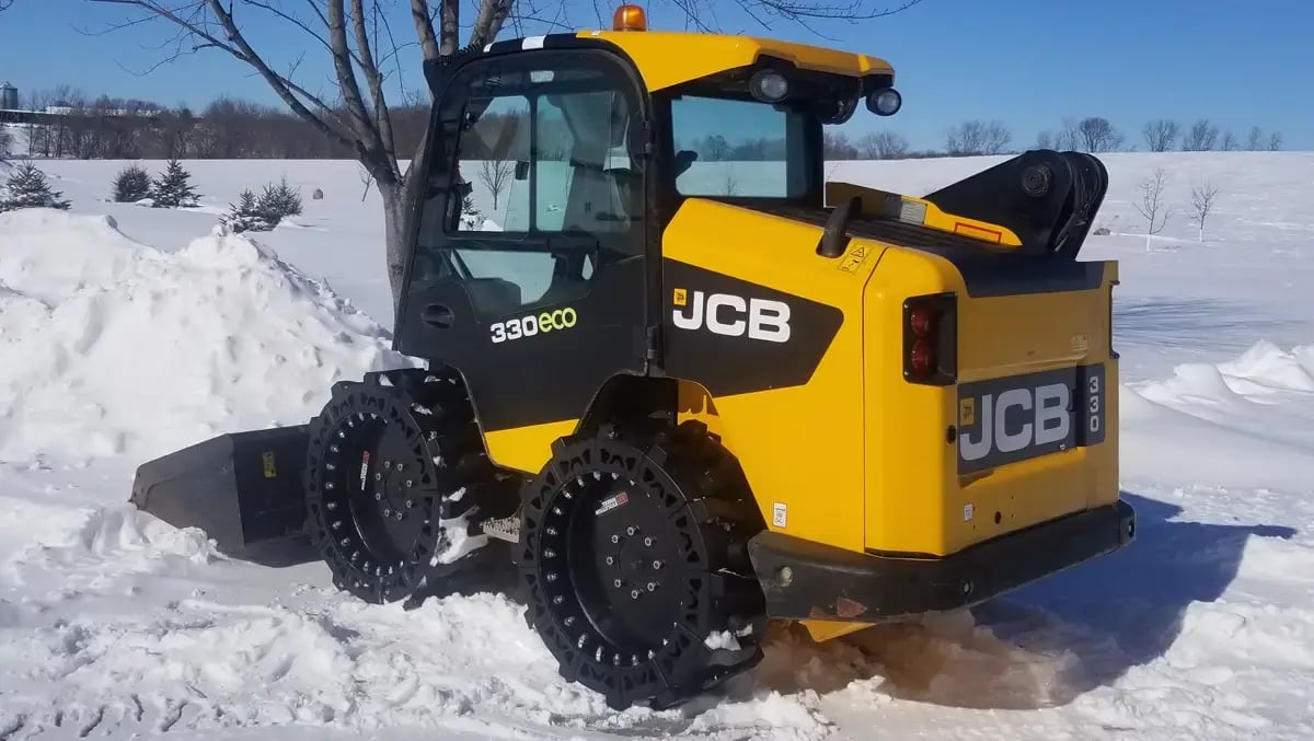 winter JCB skid steer tires