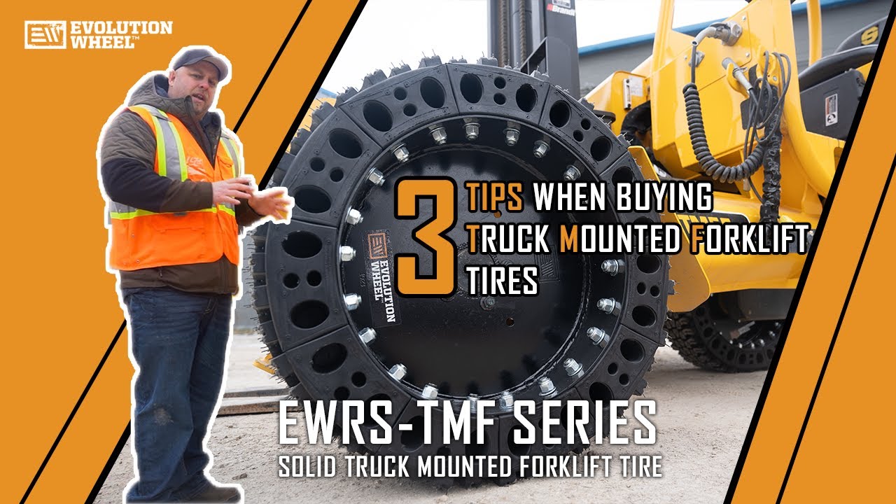 solid truck mounted forlift tires