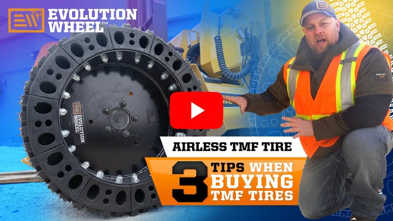 Top 3 Considerations When Buying A Truck Mounted Forklift Tire