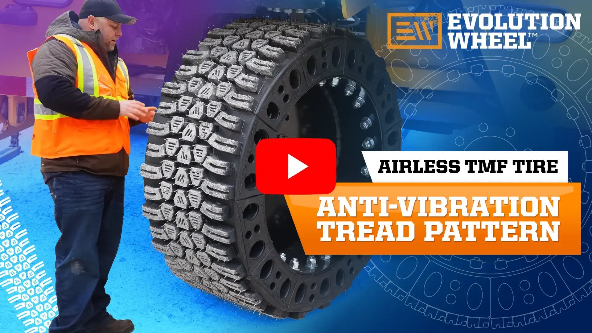 airless truck mounted tire videos