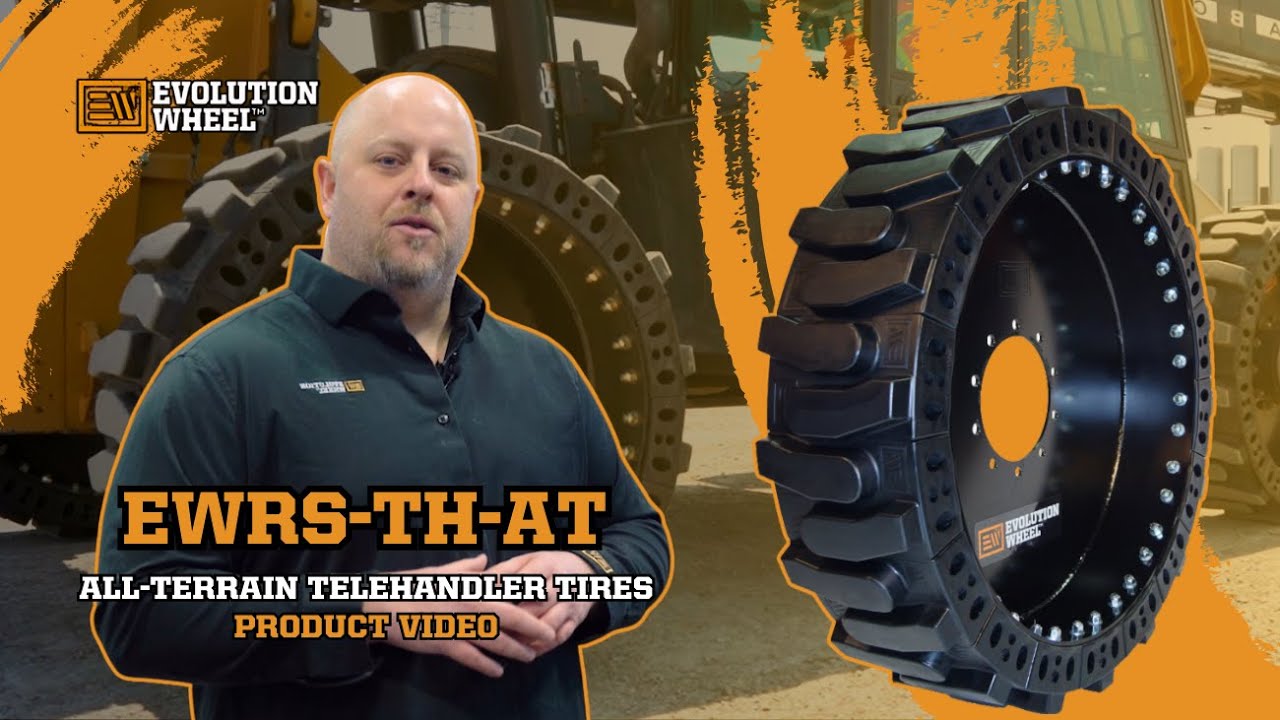 all terrain solid telehandler tires