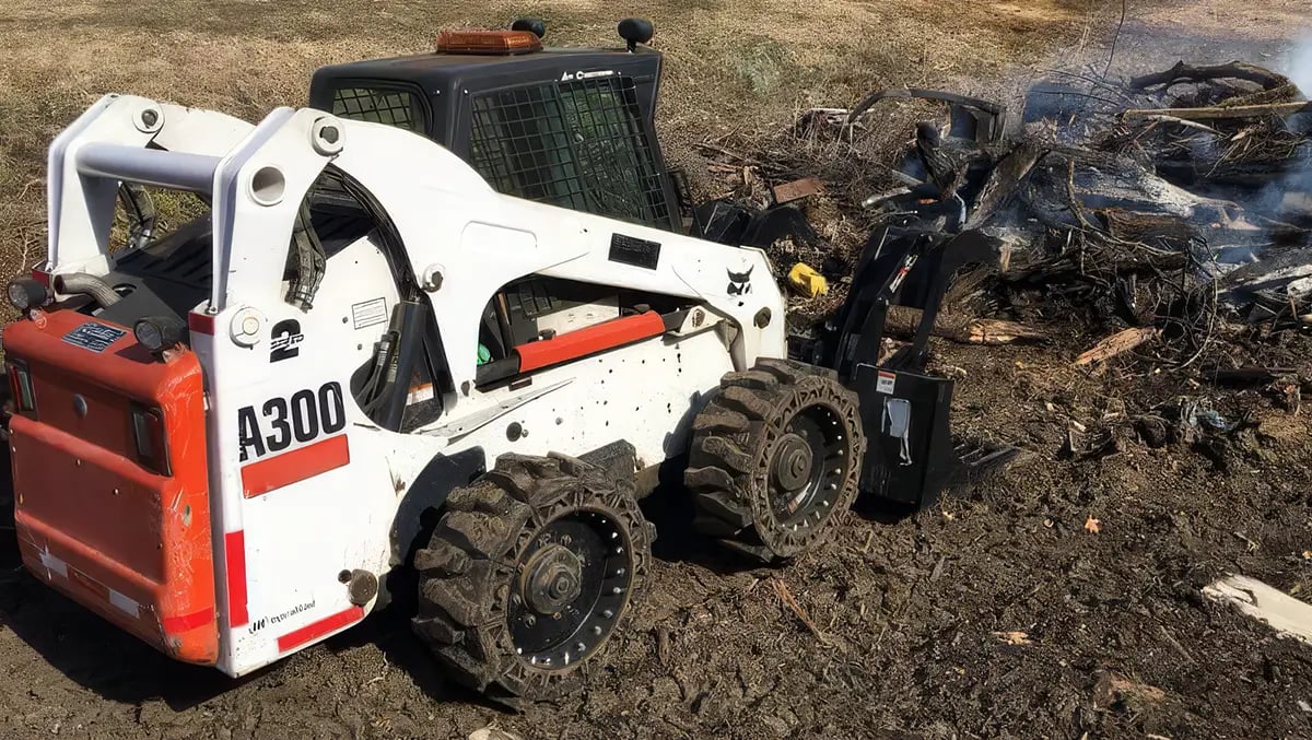 airless bobcat tires