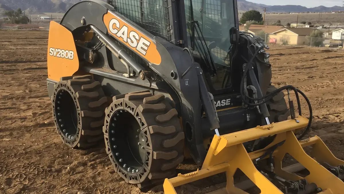 case sv280b solid skid steer tires