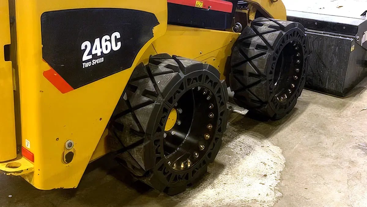 cat 246C skid steer tires