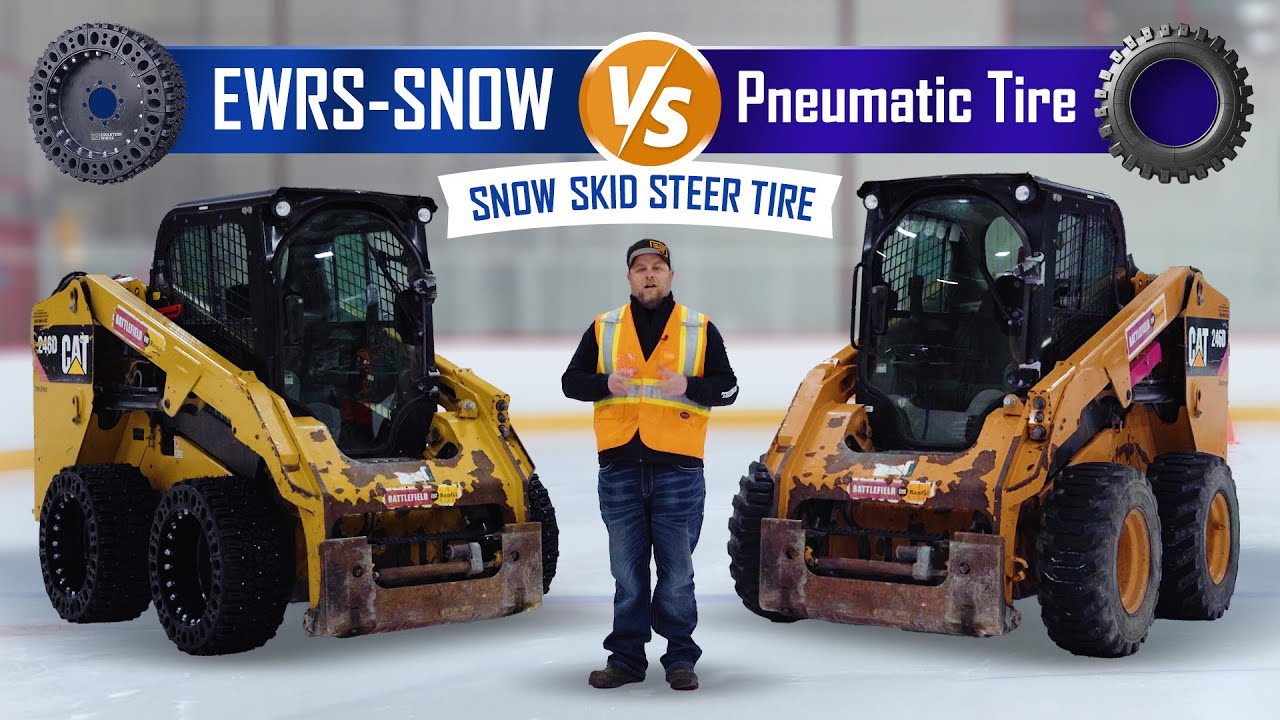 airless skid steer pneumatic comparison