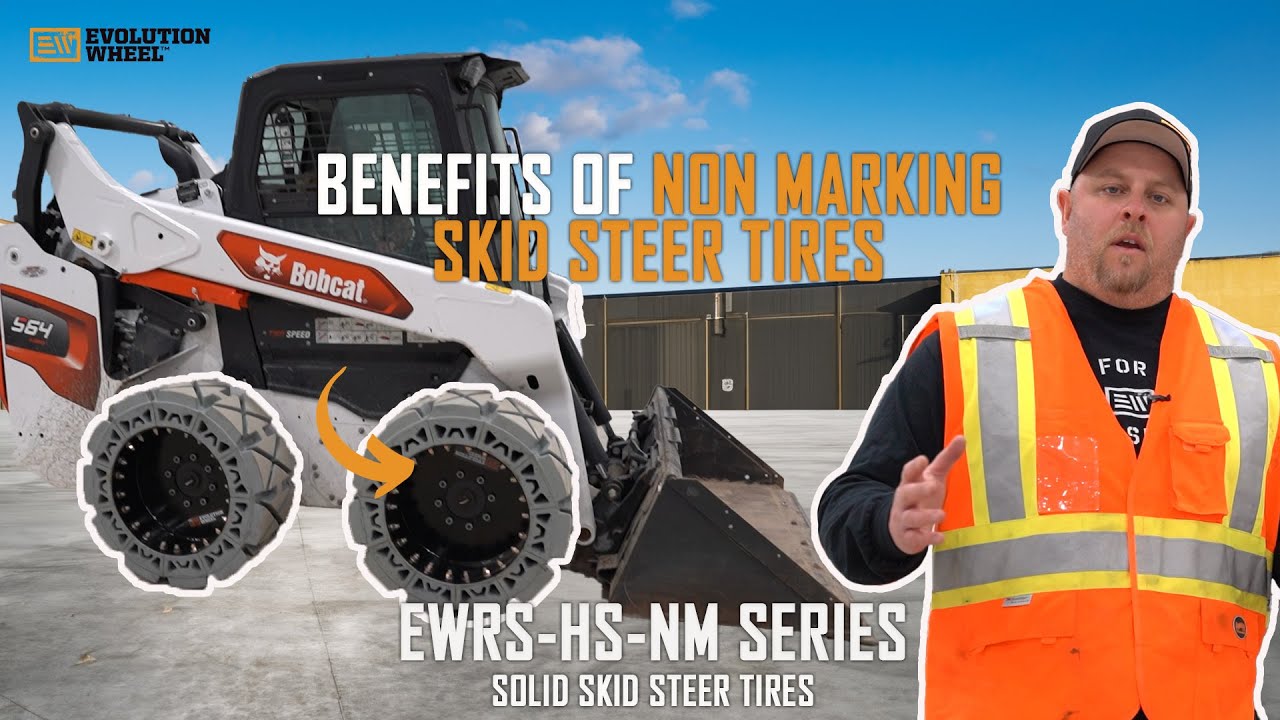 non marking solid skid steer tires