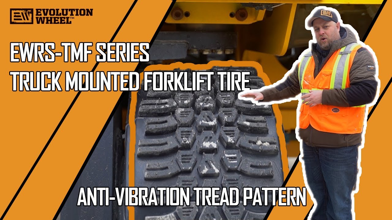 solid truck mounted forklift video