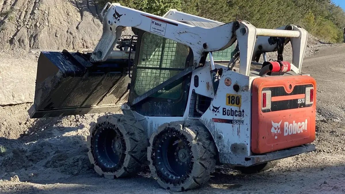 skid steer solid tires