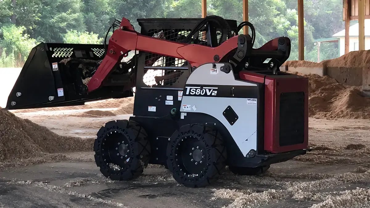 hard surface skid steer tire