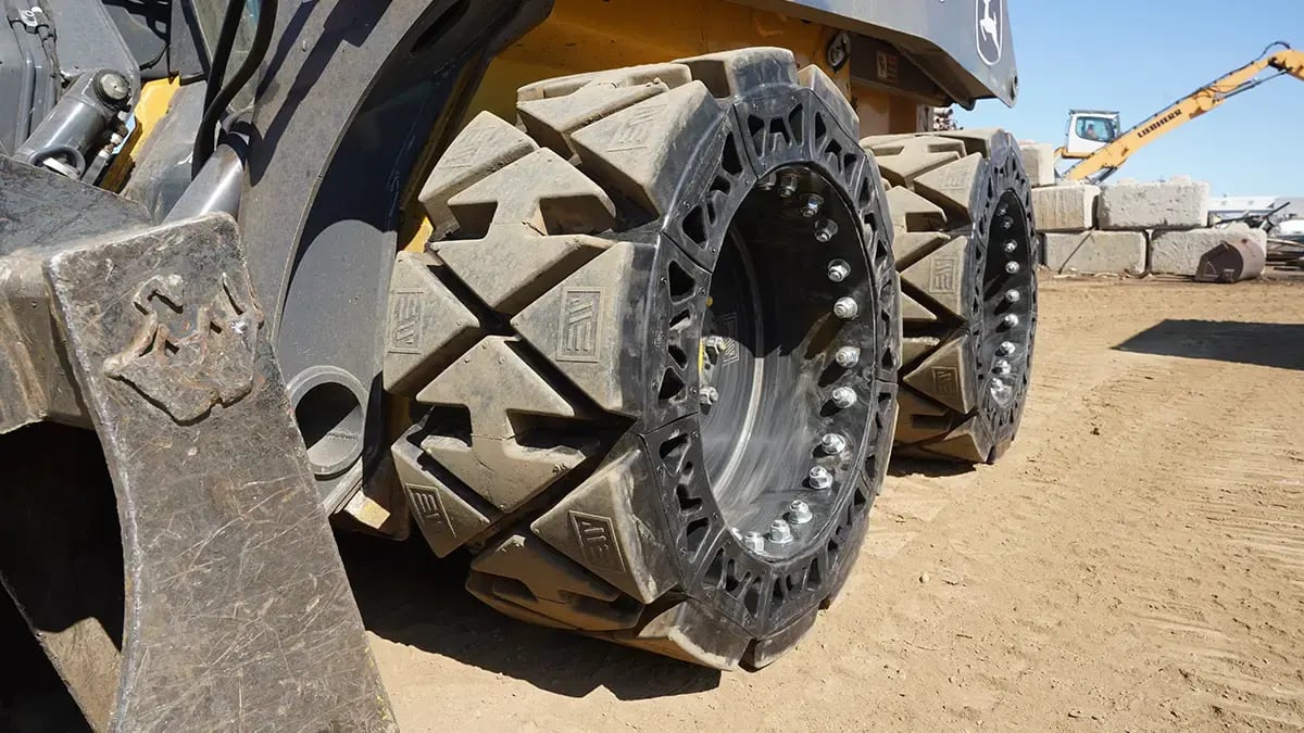 hard surface skid steer tires
