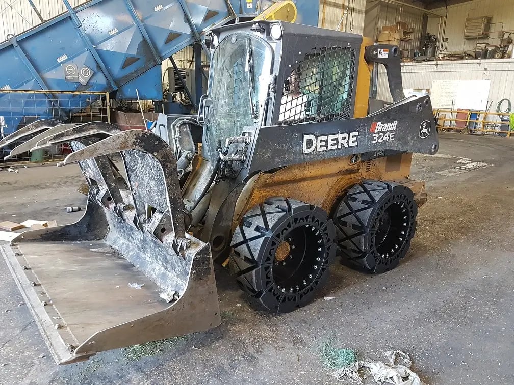 hard surface solid tires