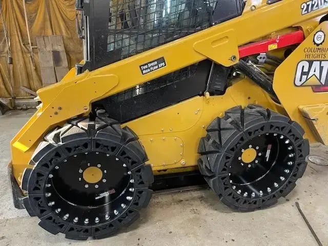 skid steer hard surface solid tires
