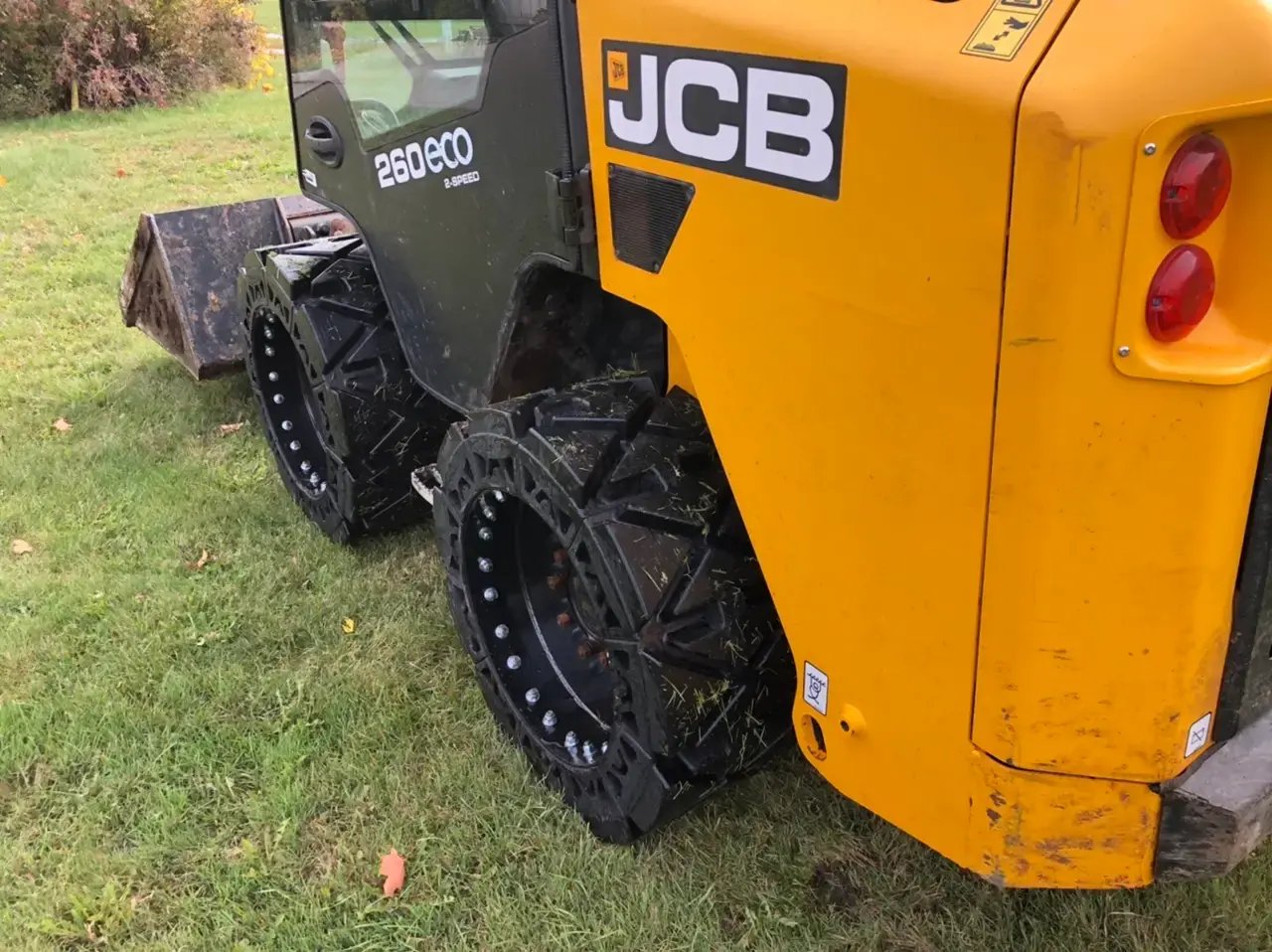skid steer hard surface tires