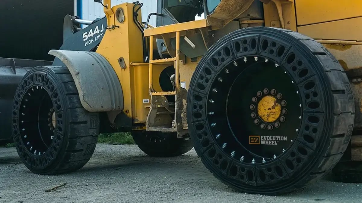 smooth tread ewrs-slk-wl airless tires