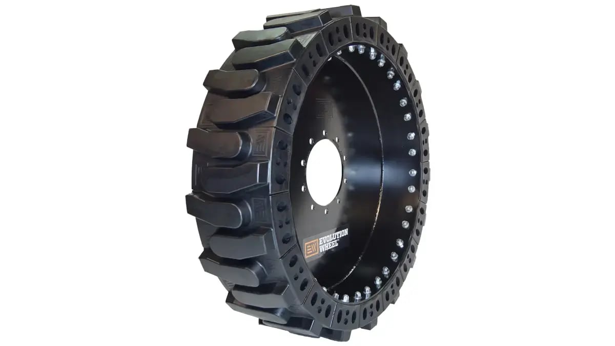 airless telehandler tire