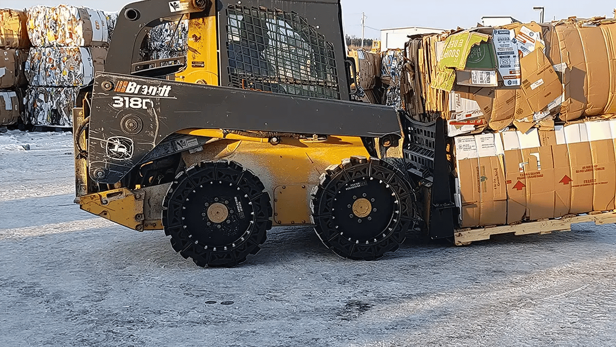 flat free skid steer tires