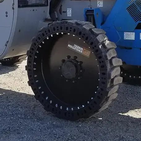 solid tire genie telehandler