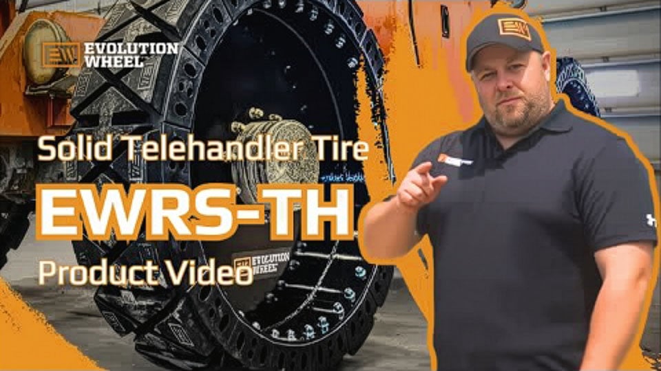 hard surface solid telehandler tire