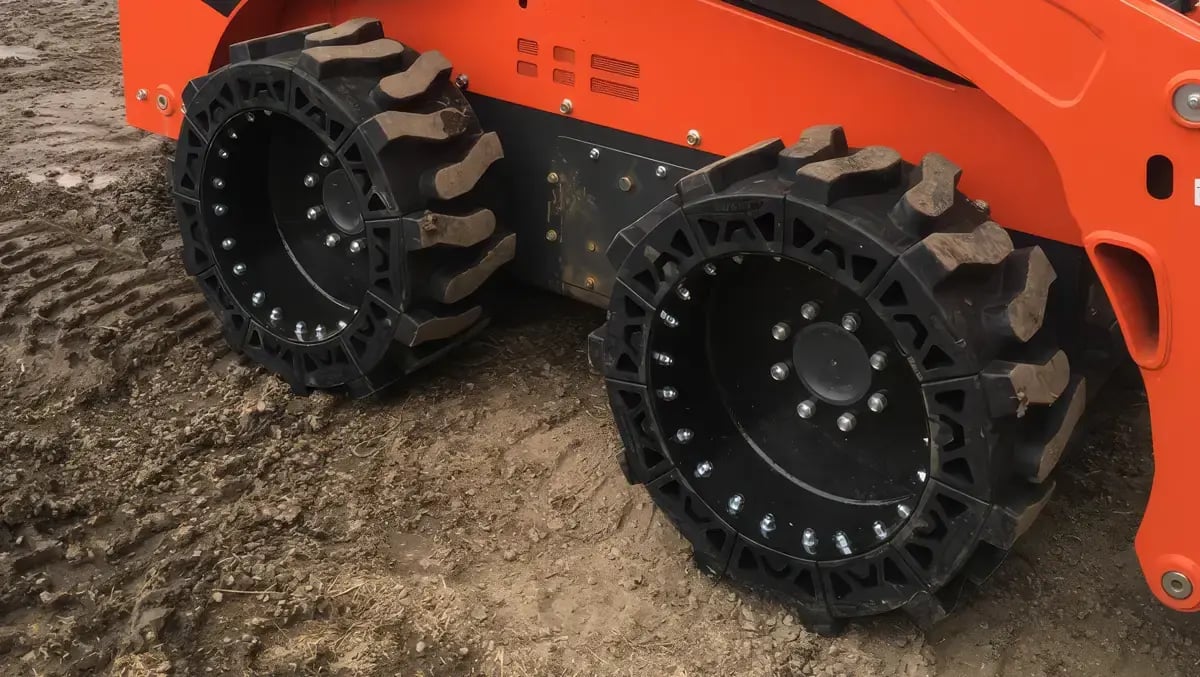 kubota airless skid steer tires